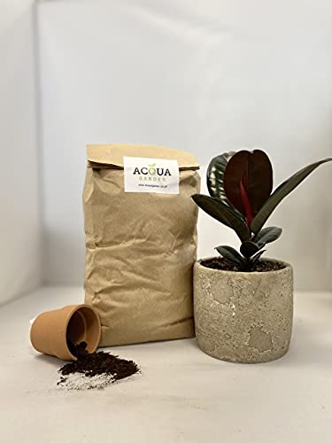 Organic Peat-Free Garden Compost - 4 x Litres in Convenient Paper Bag - AcquaGarden